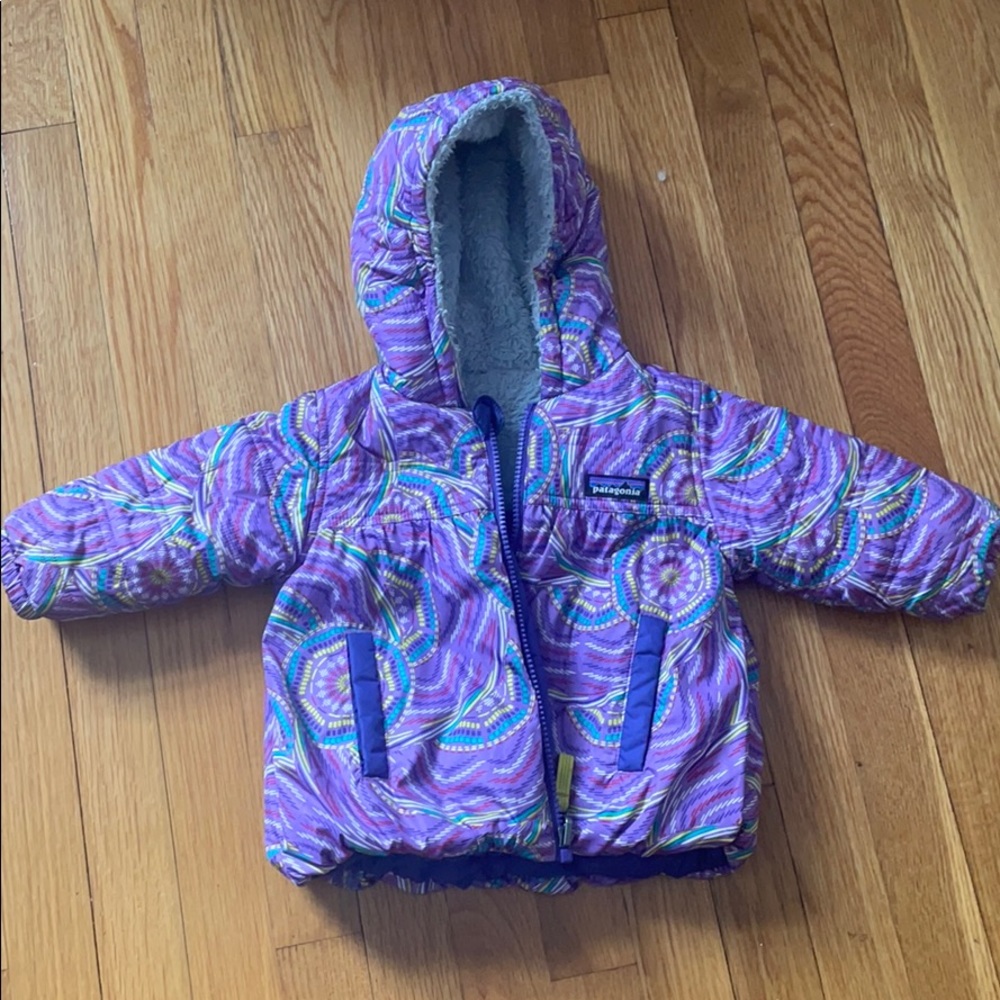 Patagonia reversible puffer fleece jacket